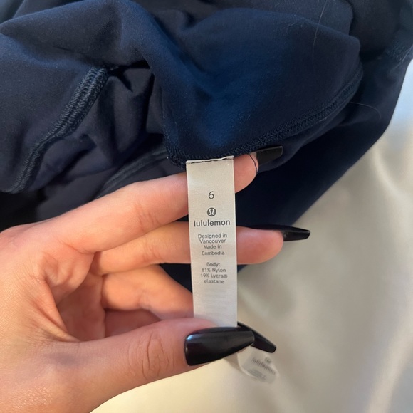 Navy Lululemon Align Leggings - Picture 2 of 3